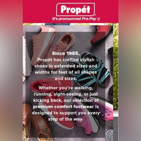 🆕 Propét Men's Viator Strap Walking Sneaker Shoes Footwear Navy Blue 11 - Picture 9 of 14